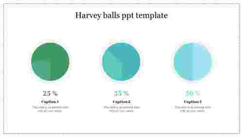Harvey balls ppt template